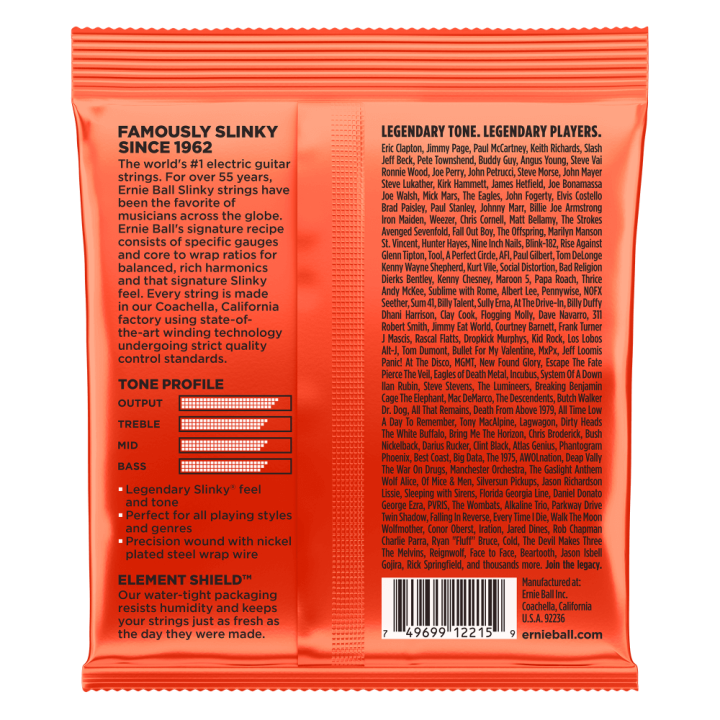 Acquista ERNIE BALL 2215 Skinny Top Heavy Bottom CON AVVOLGIMENTO IN NICKEL 10-52 online | Merula Strumenti Musicali