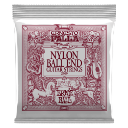 Acquista ERNIE BALL 2409 ERNESTO PALLA BLACK NYLON GOLD BALL END 28-42 online | Merula Strumenti Musicali
