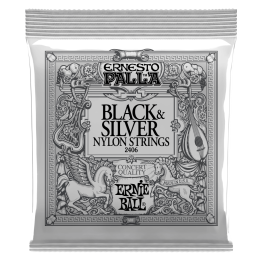 Acquista ERNIE BALL 2406 ERNESTO PALLA BLACK & SILVER 28-42 online | Merula Strumenti Musicali