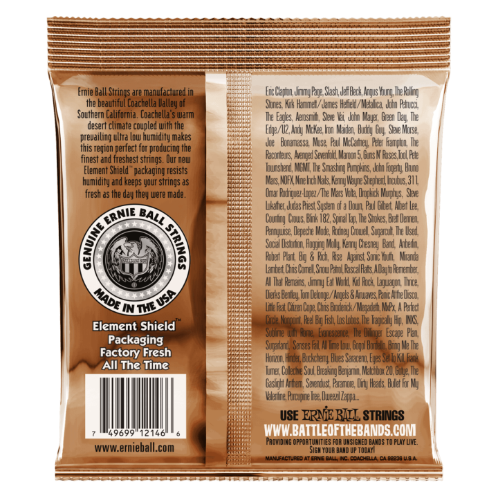 Acquista ERNIE BALL 2146 EARTHWOOD PHOSPHOR BRONZE MEDIUM LIGHT 12-54 online | Merula Strumenti Musicali