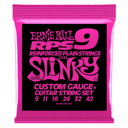 Acquista ERNIE BALL 2239 SUPER SLINKY RPS CON AVVOLGIMENTO IN NICKEL 9-42 online | Merula Strumenti Musicali