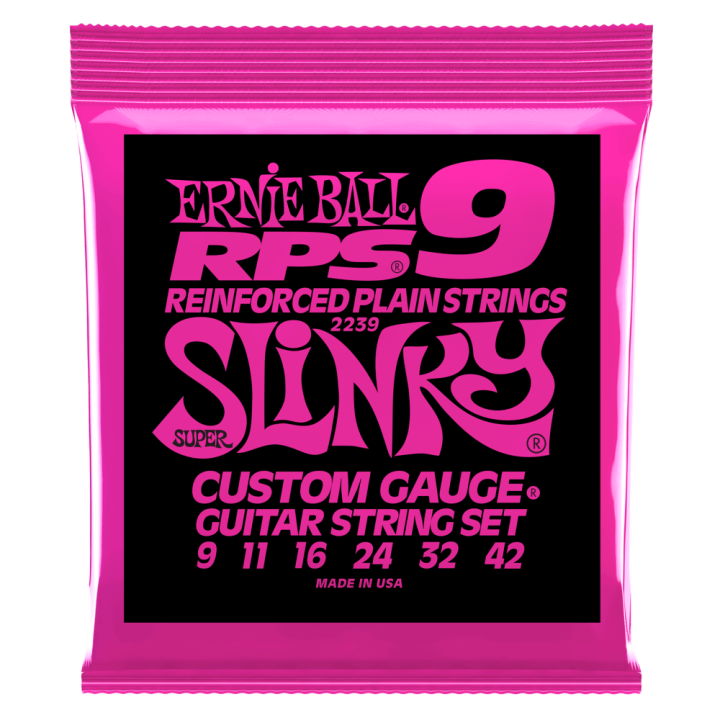 Acquista ERNIE BALL 2239 SUPER SLINKY RPS CON AVVOLGIMENTO IN NICKEL 9-42 online | Merula Strumenti Musicali