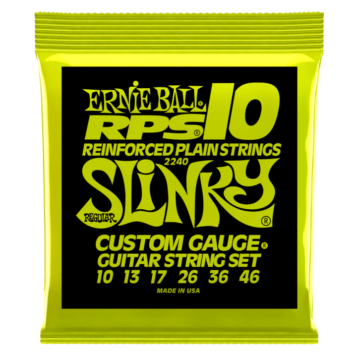 Acquista ERNIE BALL 2240 REGULAR SLINKY RPS CON AVVOLGIMENTO IN NICKEL 10-46 online | Merula Strumenti Musicali