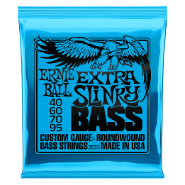 Acquista ERNIE BALL 2835 EXTRA SLINKY NICKEL WOUND 40-95 online | Merula Strumenti Musicali