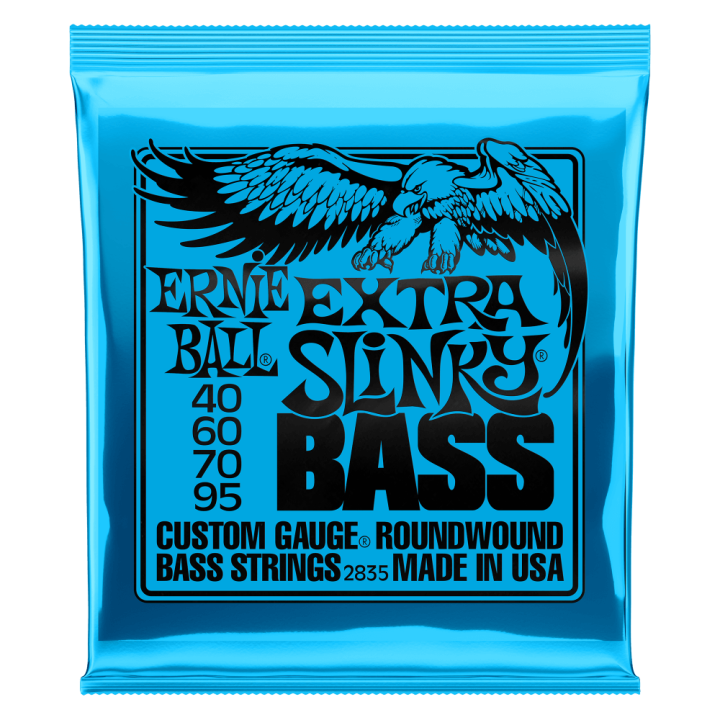 Acquista ERNIE BALL 2835 EXTRA SLINKY NICKEL WOUND 40-95 online | Merula Strumenti Musicali