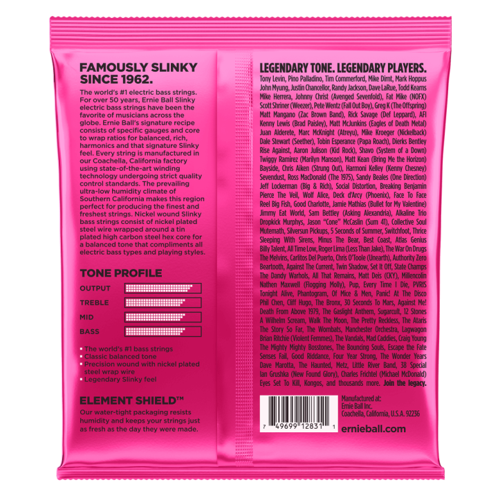 Acquista ERNIE BALL 2834 SUPER SLINKY NICKEL WOUND 45-100 online | Merula Strumenti Musicali