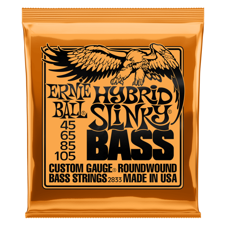 Acquista ERNIE BALL 2833 Hybrid Slinky Nickel Wound 45-105 online | Merula Strumenti Musicali