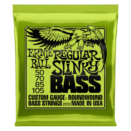 Acquista ERNIE BALL 2832 REGULAR SLINKY NICKEL WOUND 50-105 online | Merula Strumenti Musicali