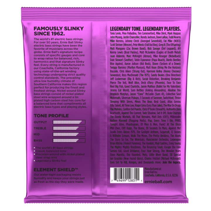 Acquista ERNIE BALL 2831 POWER SLINKY NICKEL WOUND 55-110 online | Merula Strumenti Musicali
