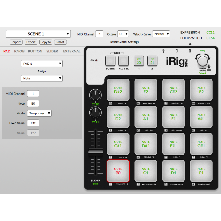 ik multimedia irig pads