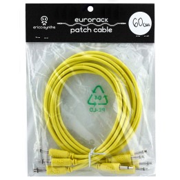 Erica Synths - 5 Cavi Patch 60 Cm Giallo