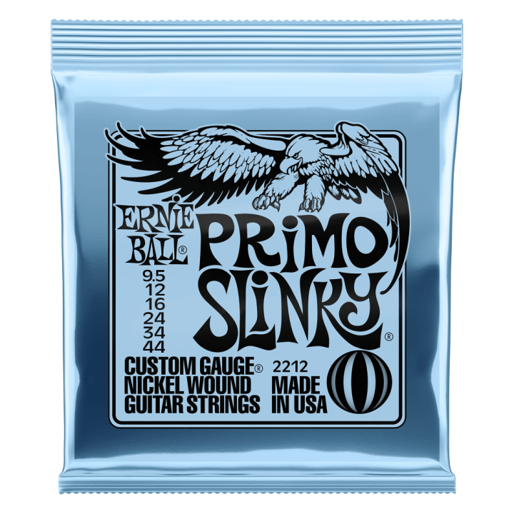 Acquista ERNIE BALL 2212 PRIMO SLINKY CON AVVOLGIMENTO IN NICKEL 9,5-44 online | Merula Strumenti Musicali