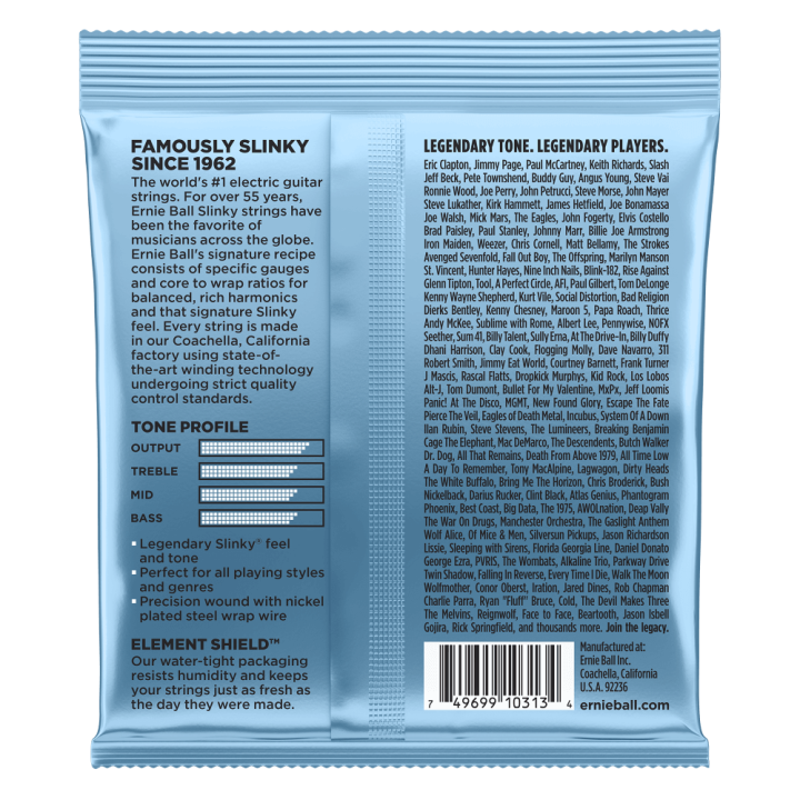 Acquista ERNIE BALL 2212 PRIMO SLINKY CON AVVOLGIMENTO IN NICKEL 9,5-44 online | Merula Strumenti Musicali
