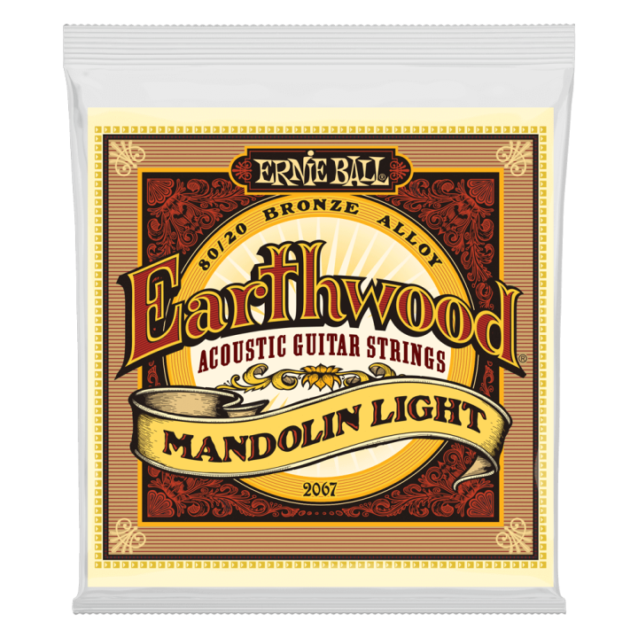 Acquista ERNIE BALL 2067 EARTHWOOD MANDOLIN LIGHT online | Merula Strumenti Musicali