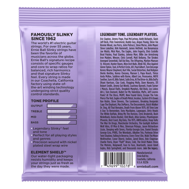 Acquista ERNIE BALL 2227 NICKEL WOUND ULTRA SLINKY 10-48 online | Merula Strumenti Musicali