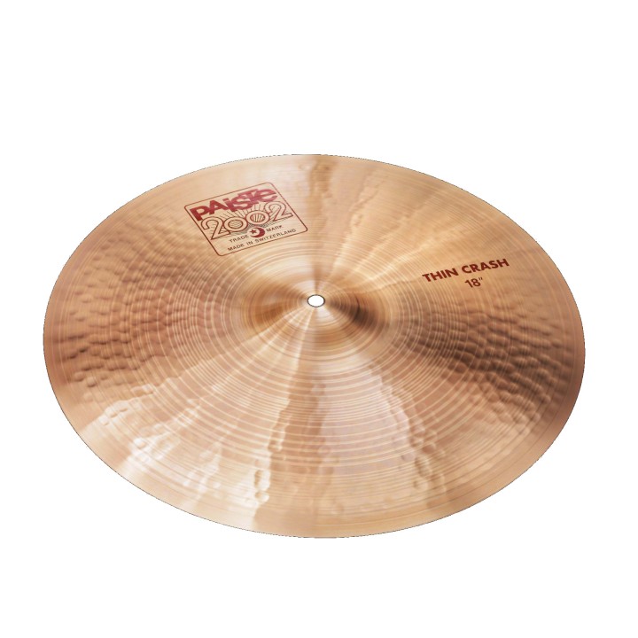 Acquista PAISTE 2002 Thin Crash 18" 2002ctc18 online | Merula Strumenti Musicali