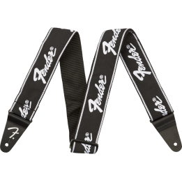 Fender | 0990671000 RUNNING LOGO STRAP, BLACK
