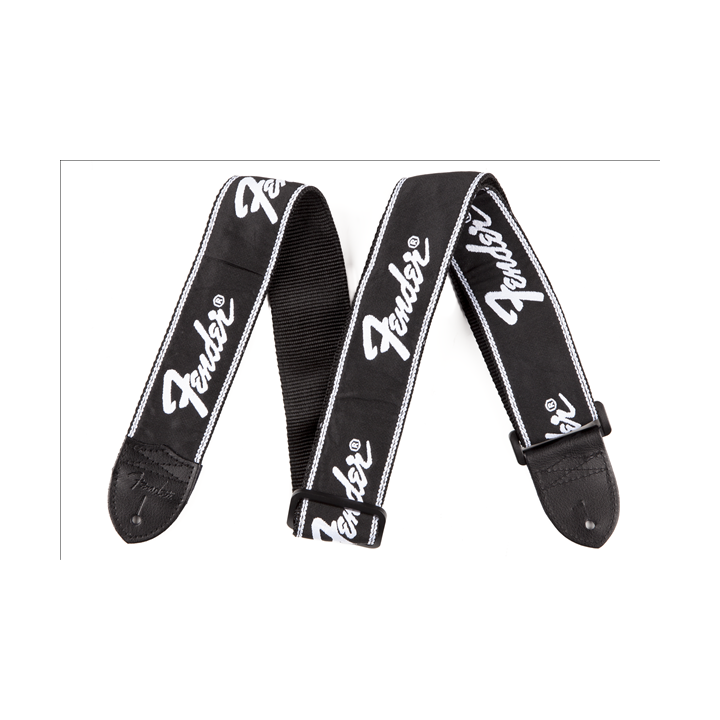 Fender | 0990671000 RUNNING LOGO STRAP, BLACK