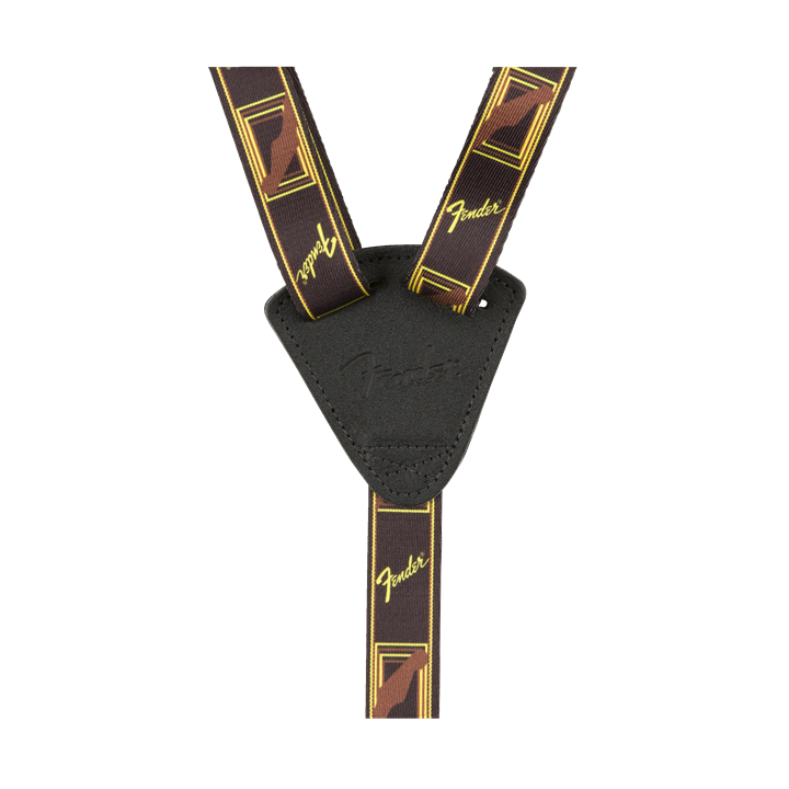 Acquista FENDER UKULELE STRAP, BLACK/YELLOW/BROWN online | Merula Strumenti Musicali