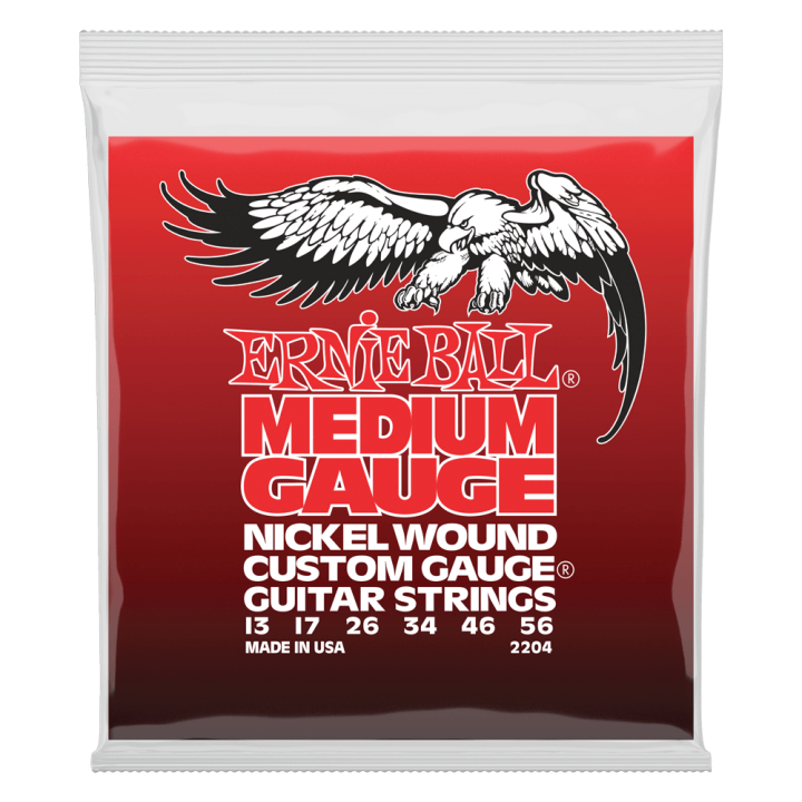 Acquista ERNIE BALL 2204 NICKEL WOUND CUSTOM MEDIUM SLINKY CON SOL AVVOLTO 13-56 online | Merula Strumenti Musicali