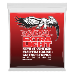 Acquista ERNIE BALL 2210 NICKEL WOUND CUSTOM EXTRA LIGHT SLINKY CON SOL AVVOLTO 10-50 online | Merula Strumenti Musicali