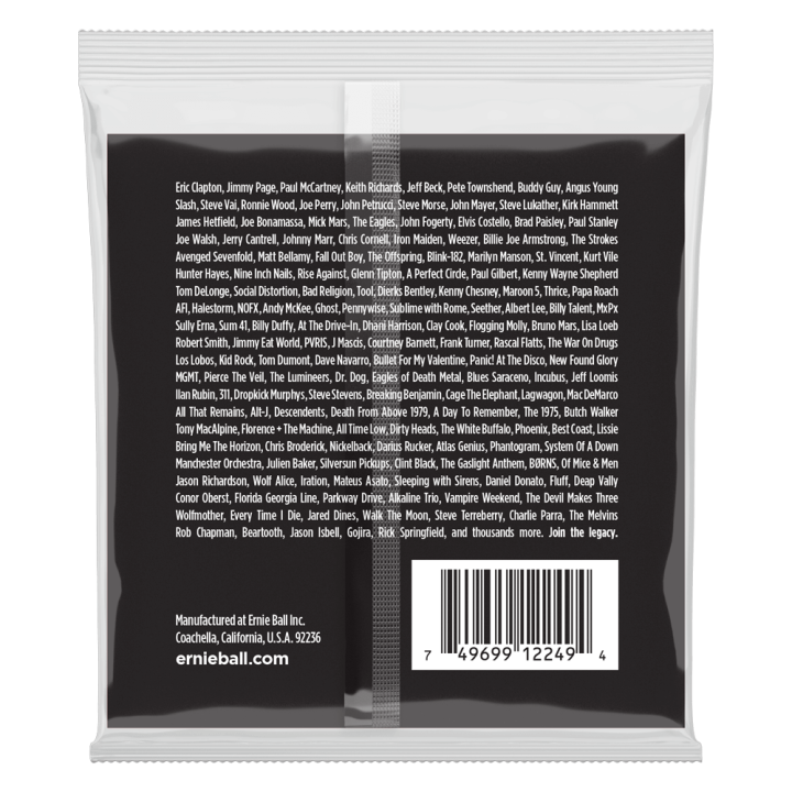 Acquista ERNIE BALL 2249 Extra Slinky Stainless Steel Wound Electric Guitar Strings 8-38 online | Merula Strumenti Musicali