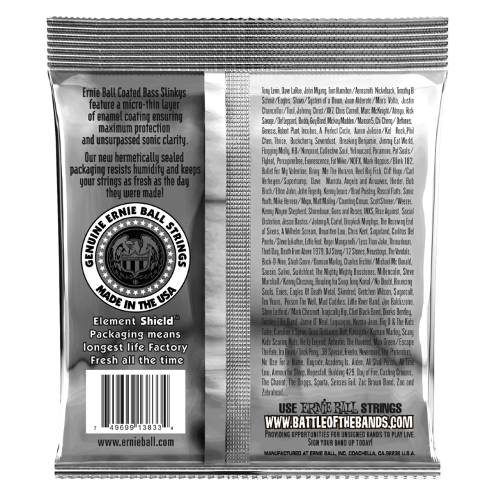 Acquista ERNIE BALL 3833 Hybrid Slinky Coated online | Merula Strumenti Musicali