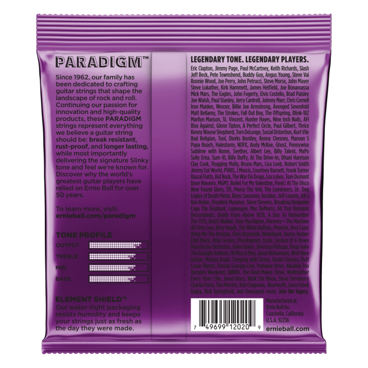 Acquista ERNIE BALL 2020 PARADIGM POWER SLINKY 11-48 online | Merula Strumenti Musicali