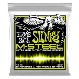 Acquista ERNIE BALL 2921 Regular Slinky M-Steel Electric Guitar Strings 10-46 online | Merula Strumenti Musicali