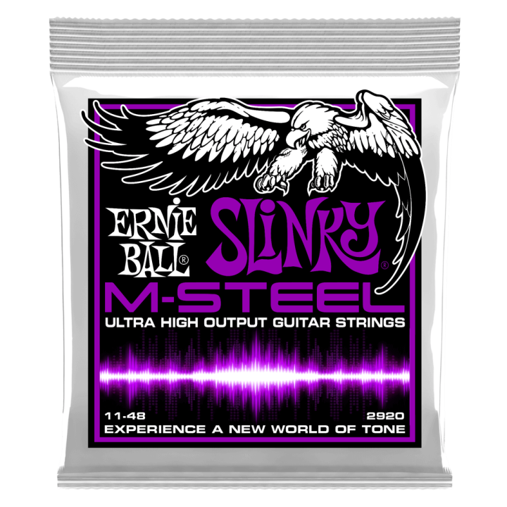 Acquista ERNIE BALL 2920 Power Slinky M-Steel Electric Guitar Strings 11-48 online | Merula Strumenti Musicali