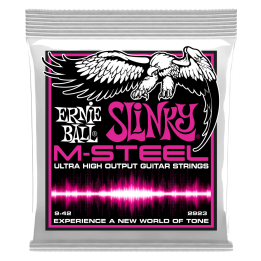 Acquista ERNIE BALL 2923 Super Slinky M-Steel Electric Guitar Strings 9-42 online | Merula Strumenti Musicali