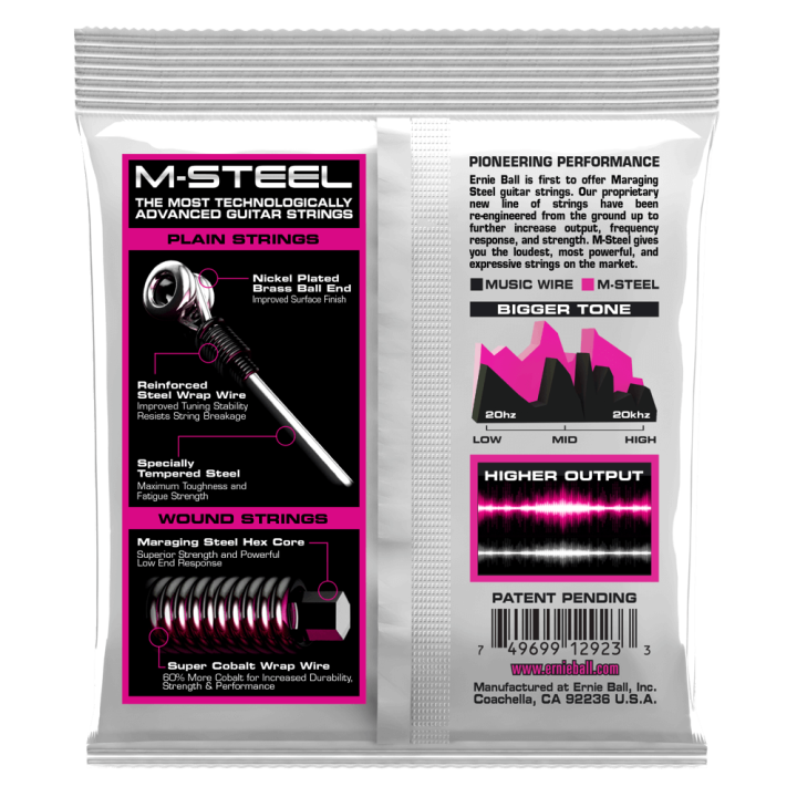 Acquista ERNIE BALL 2923 Super Slinky M-Steel Electric Guitar Strings 9-42 online | Merula Strumenti Musicali