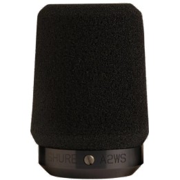 Shure - A2WS Blk Antivento per Microfono con Sistema di Bloccaggio