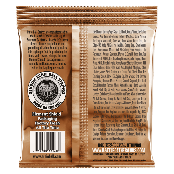 Acquista ERNIE BALL 2148 EARTHWOOD PHOSPHOR BRONZE LIGHT 11-52 online | Merula Strumenti Musicali