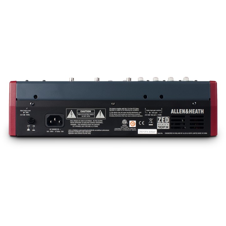 ALLEN&HEATH | ZED60 10FX Mixer analogico