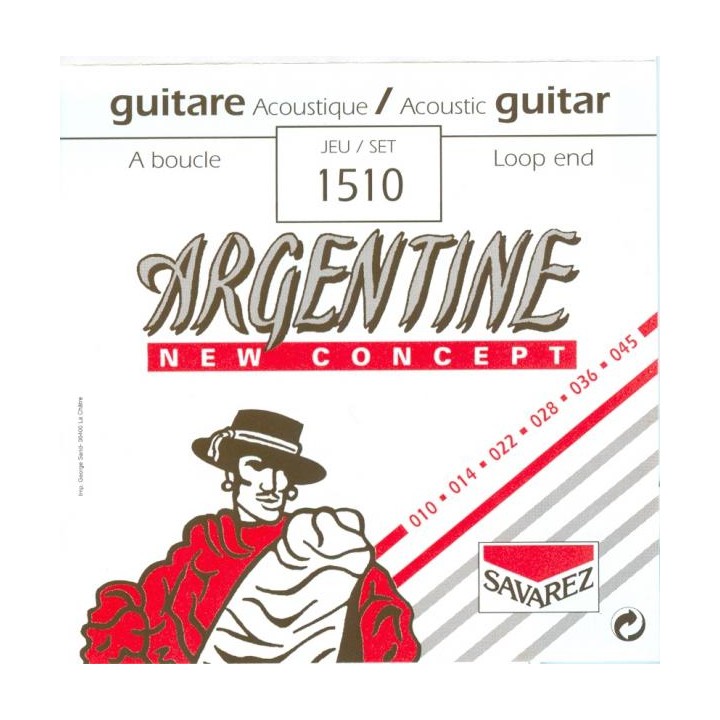 Acquista SAVAREZ 1510 ARGENTINE LOOP END Acoustic jazz guitar extra light online | Merula Strumenti Musicali