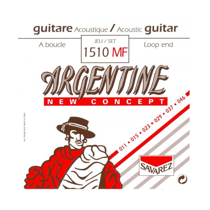 Acquista SAVAREZ 1510MF ARGENTINE LOOP END Acoustic jazz guitar set light tension online | Merula Strumenti Musicali