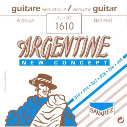 Acquista SAVAREZ 1610 ARGENTINE BALL END Acoustic jazz guitar set extra light online | Merula Strumenti Musicali