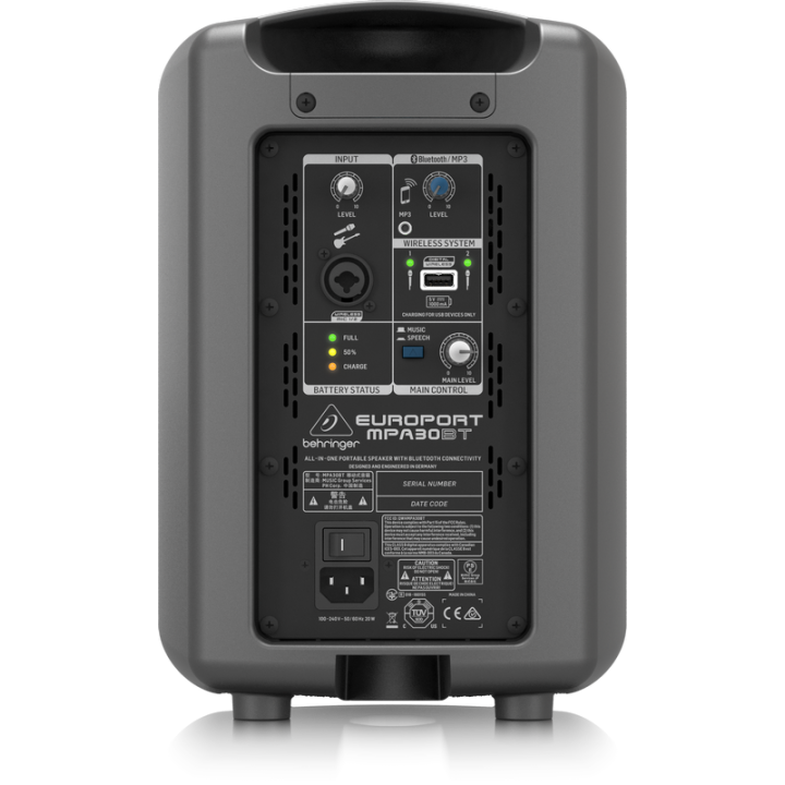 Acquista BEHRINGER MPA30BT-EU online | Merula Strumenti Musicali